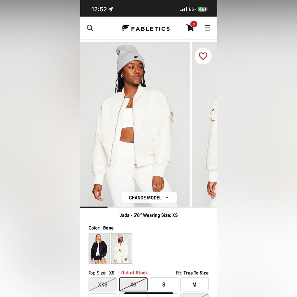 Fabletics Bomber Jacket